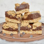 brown butter oat fudge bars