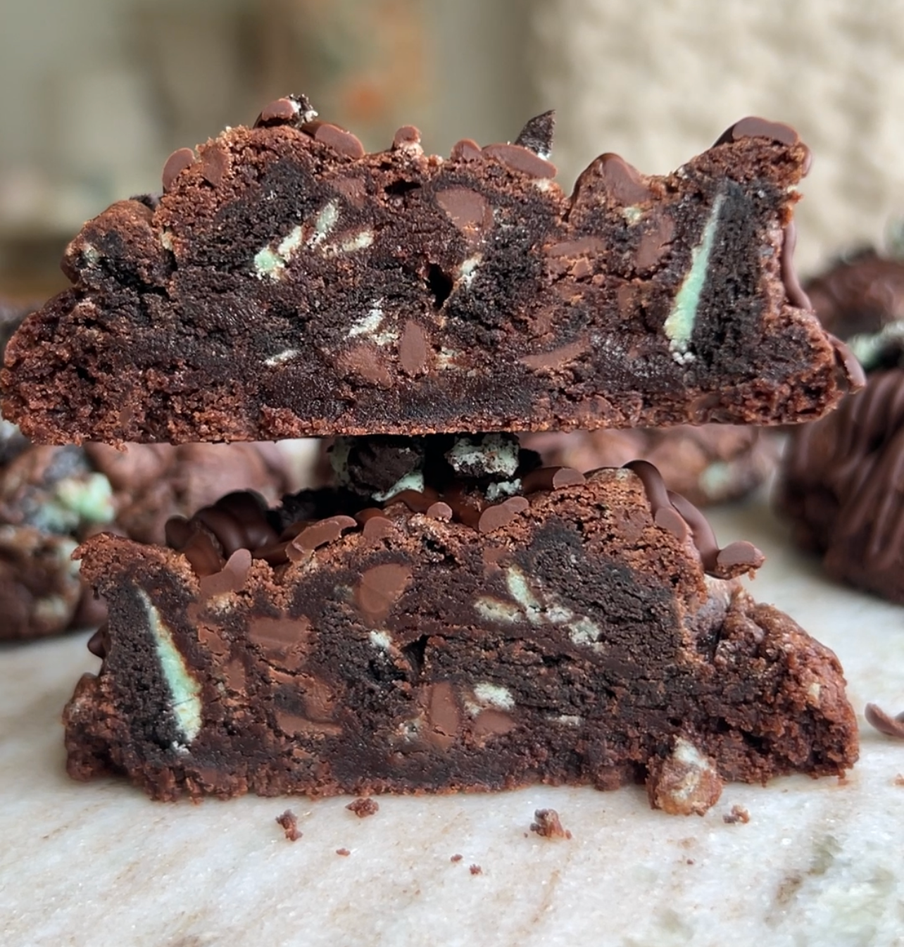 double chocolate oreo cookie