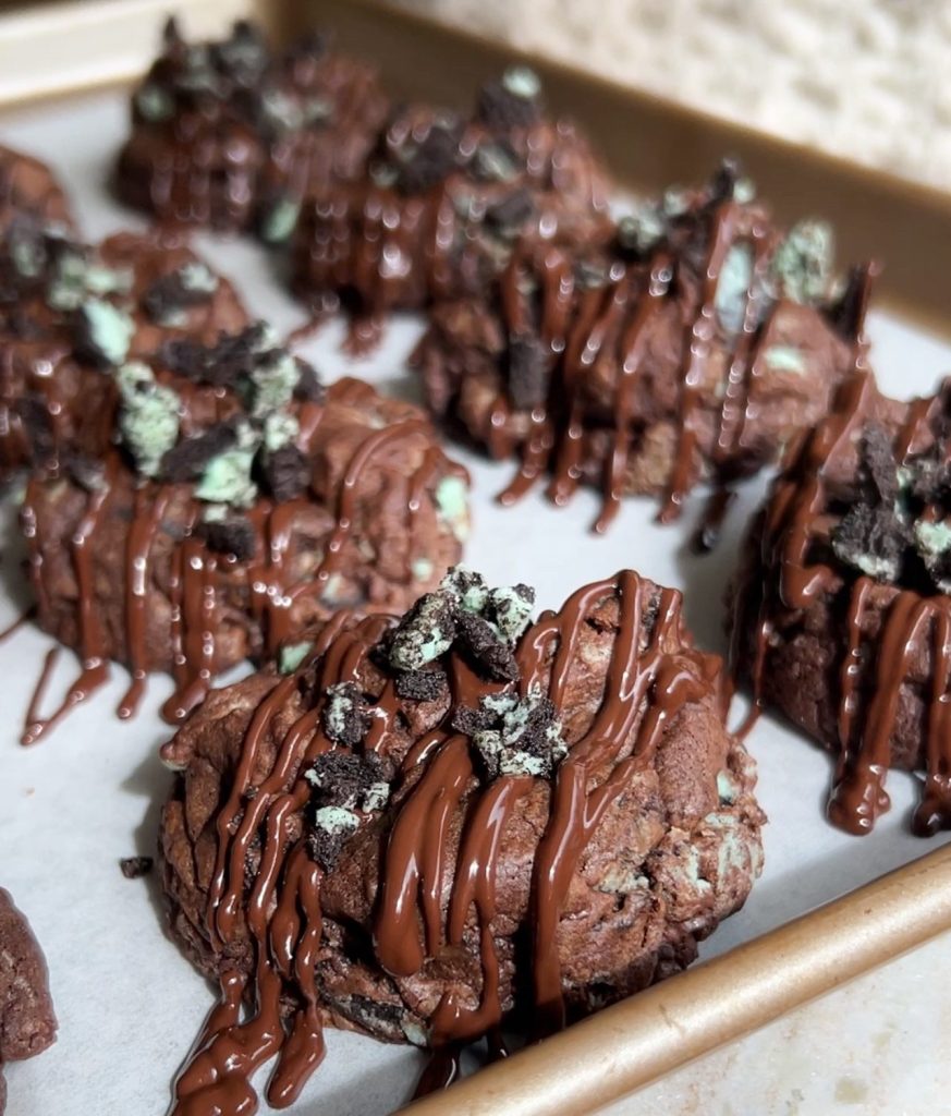 double chocolate oreo cookie