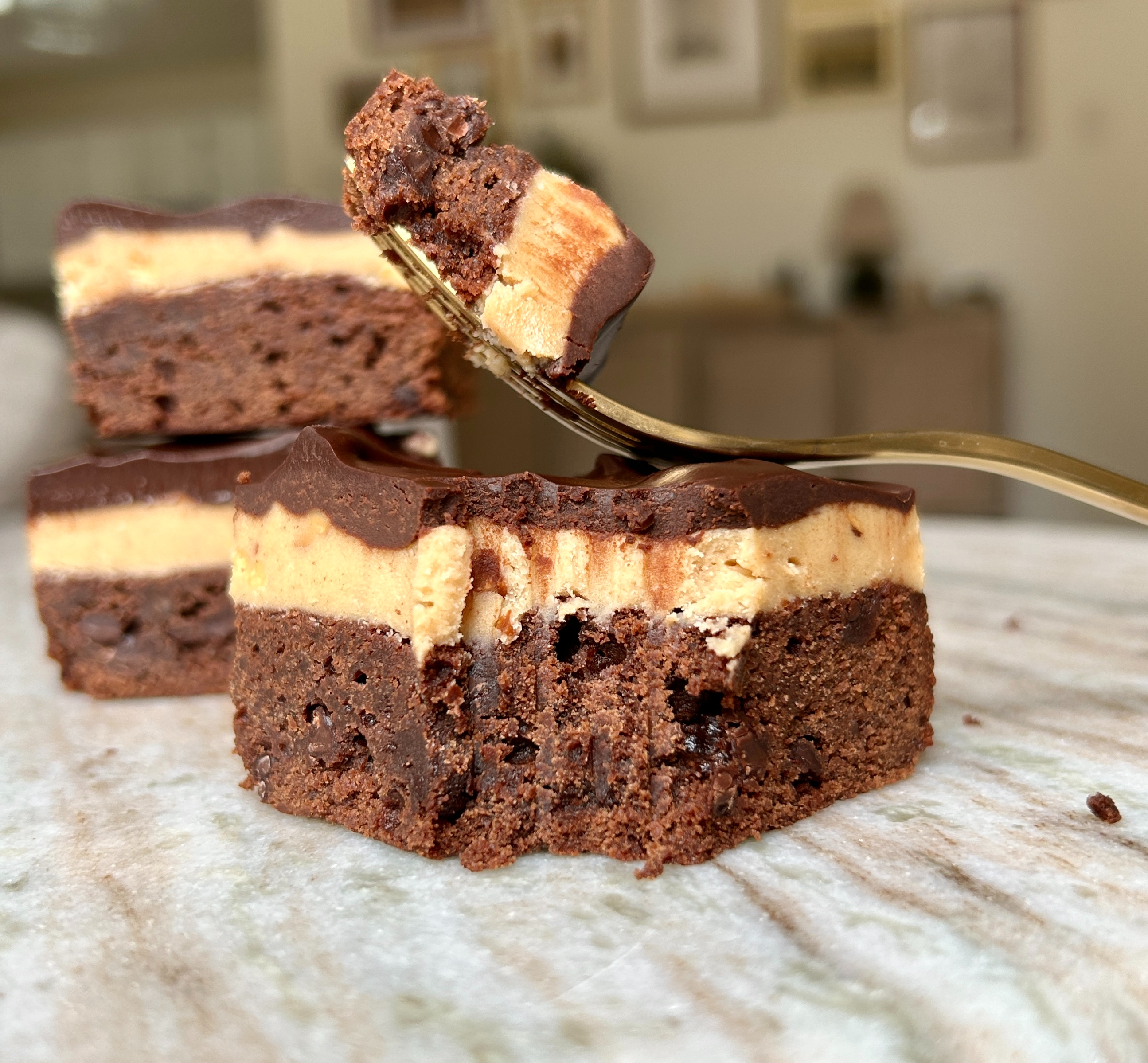 peanut butter brownies