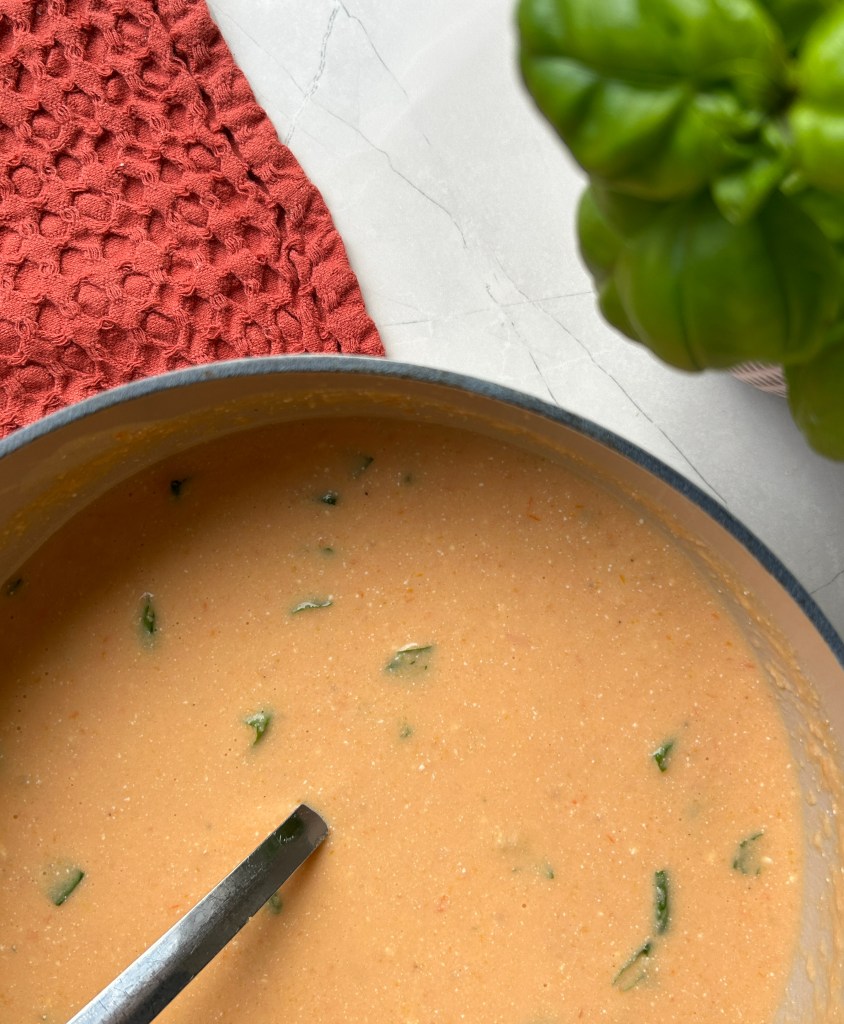 high protein tomato soup