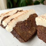 marbled gingerbread brownie loaf