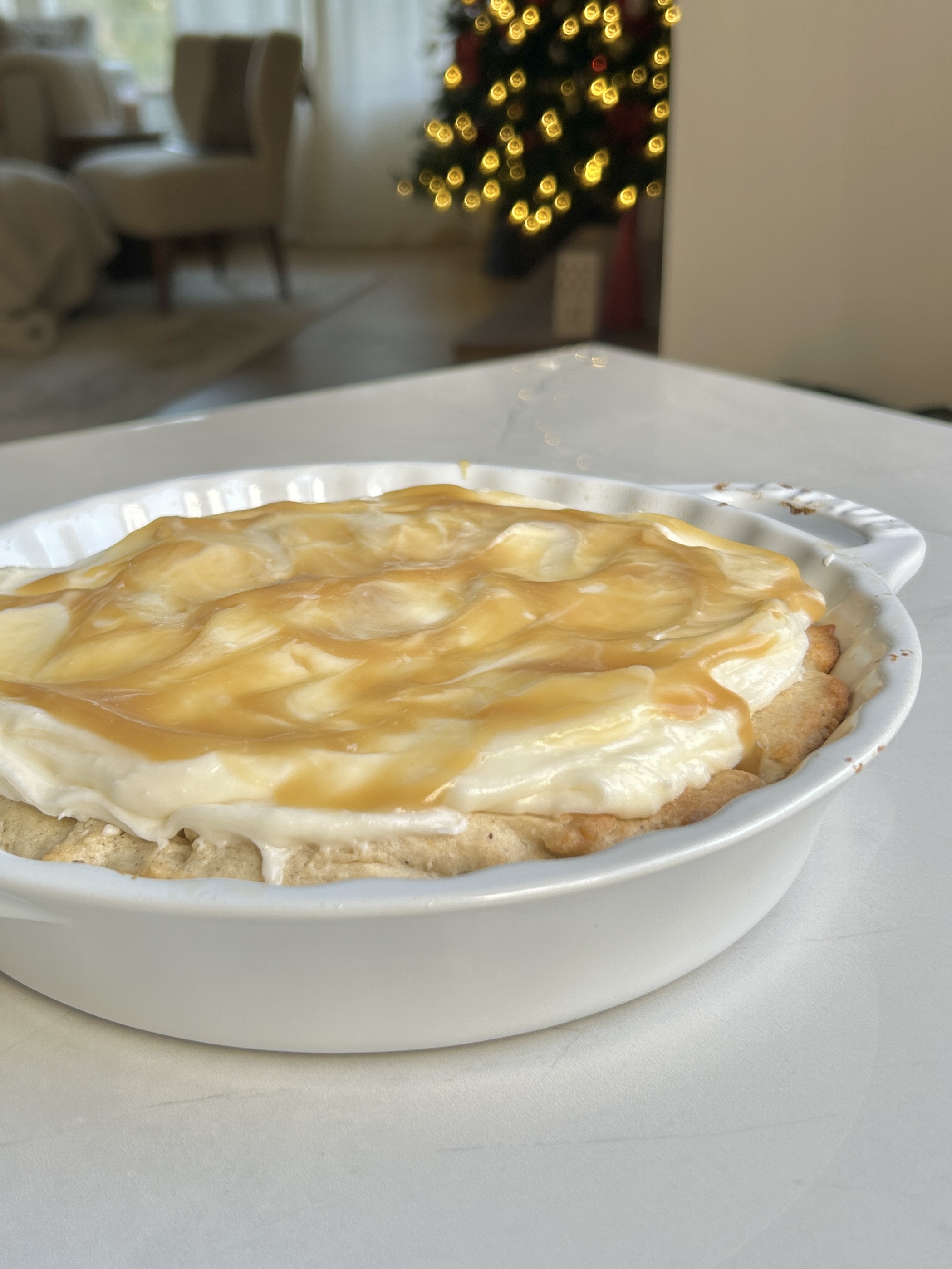 eggnog cookie skillet