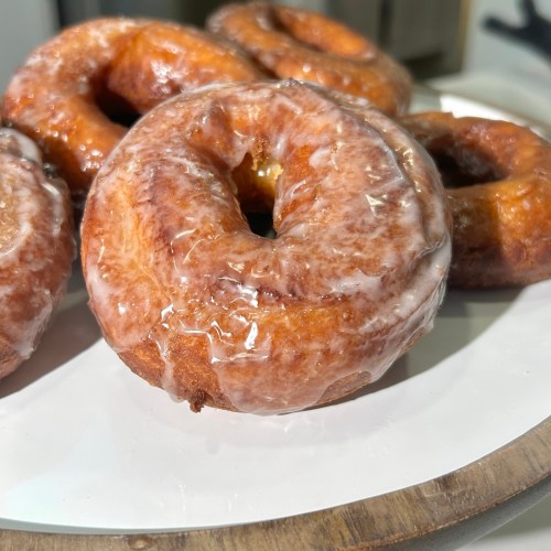 sour cream glazed cake donuts
