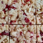 raspberry white chocolate krispies