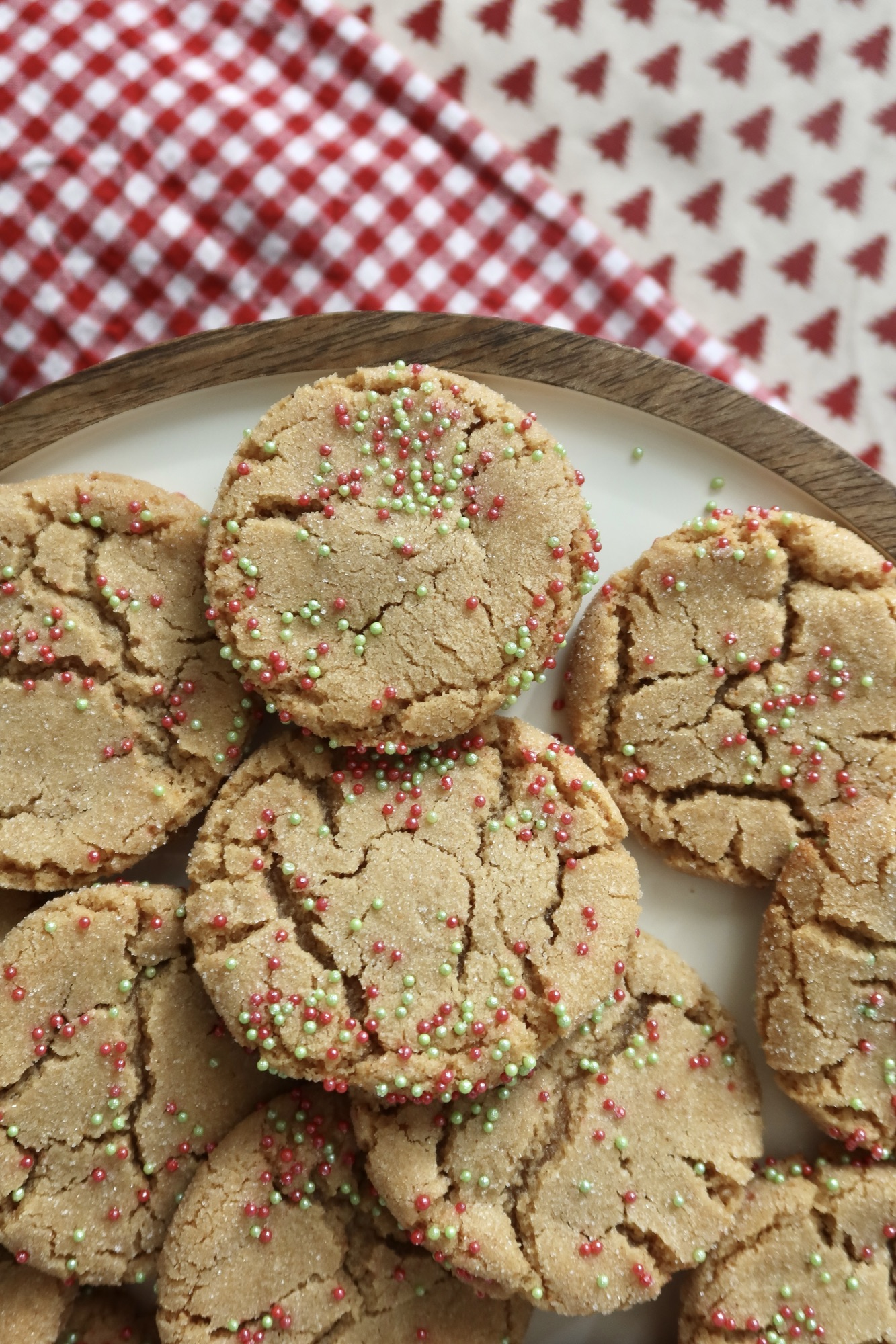 spiced peanut butter cookies