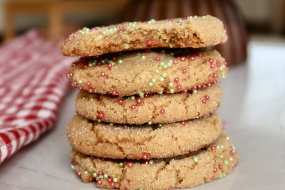 spiced peanut butter cookies